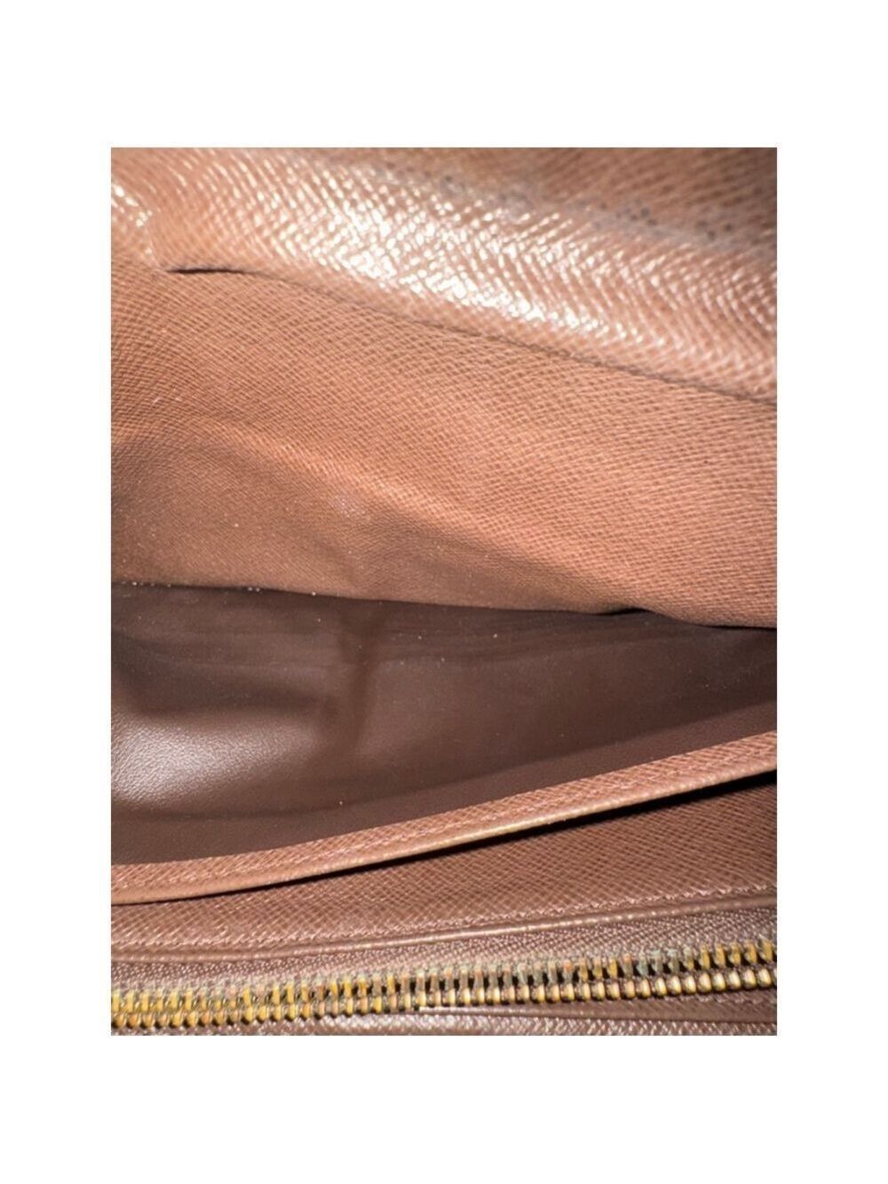 Louis Vuitton Damier Ebene Long Wallet Push Lock Clutch Style Brown Checkered - Picture 15 of 16